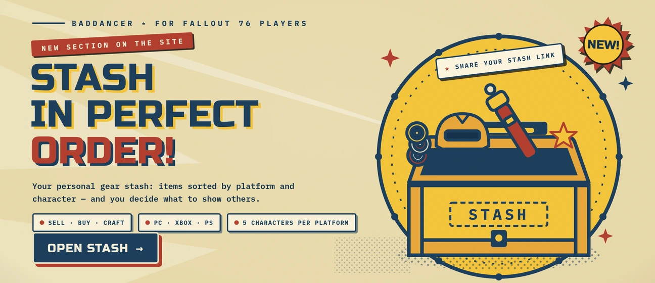 Stash — your gear in perfect order